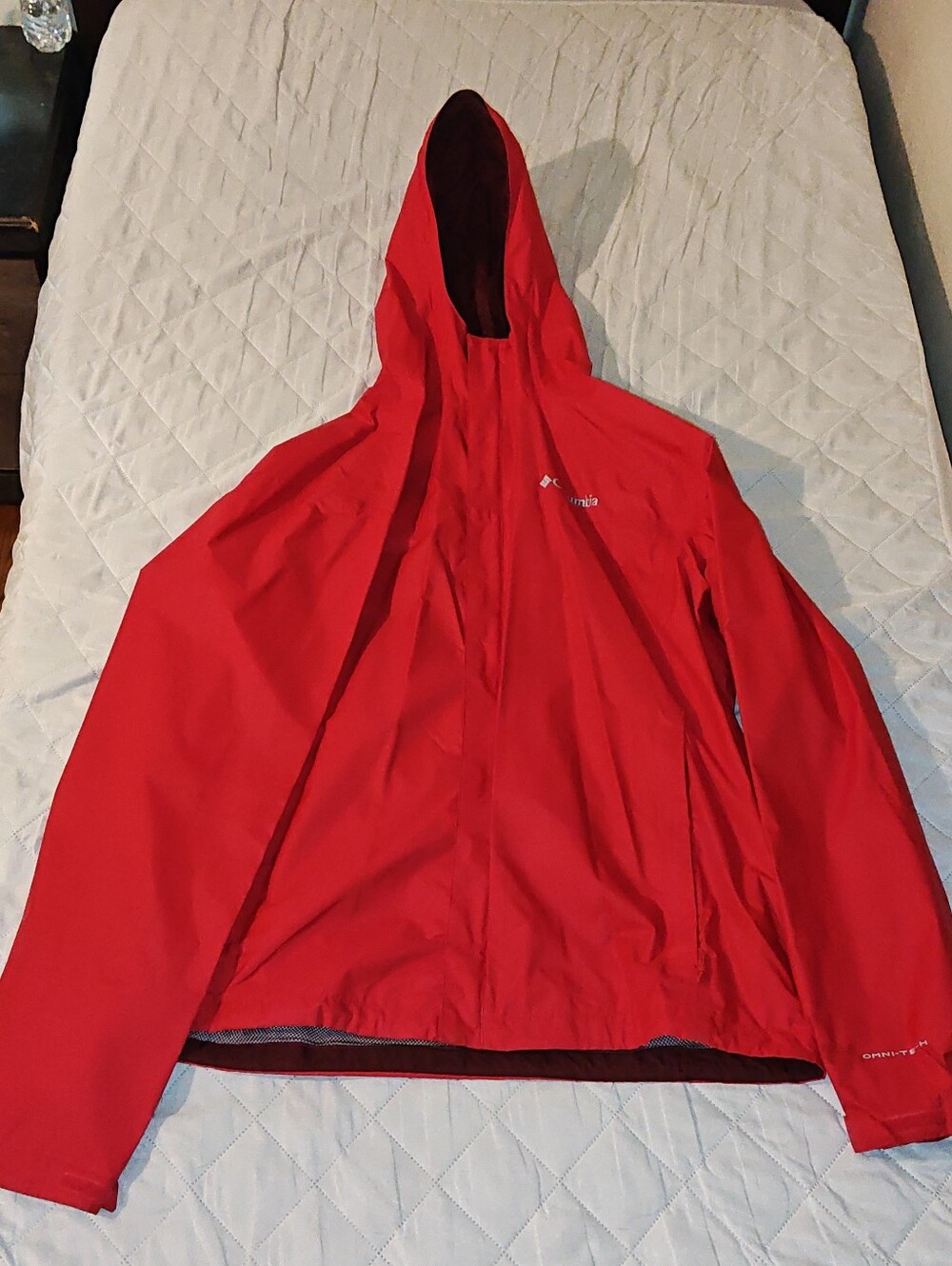 Columbia Watertight II Rain Jacket Red Large